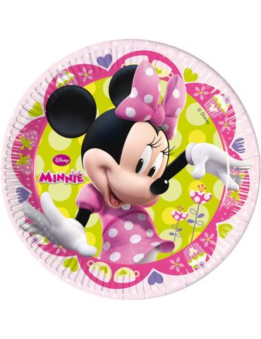 Talerzyki urodzinowe papierowe Minnie 8 szt. 23 cm Dajar Talerzyki urodzinowe papierowe Minnie 8 szt. 23 cm Dajar