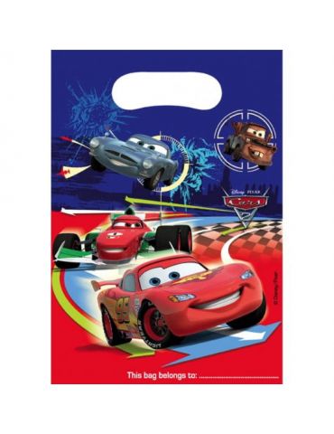 Torebki prezentowe Auta Cars Disney 6 szt.