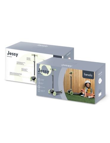 Lionelo Hulajnoga balansowa Jessy Grey Green