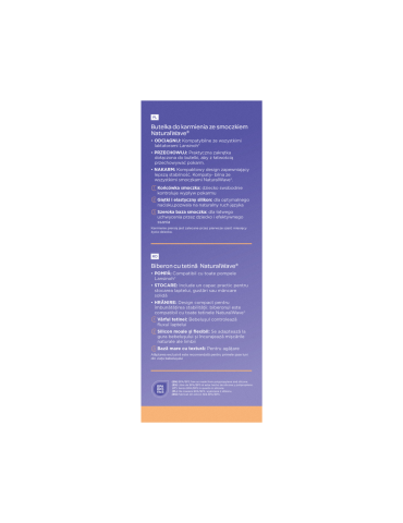 Lansinoh Butelka 240 ml ze smoczkiem o średnim przepływie