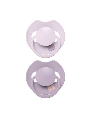 Lovi Smoczek silikonowy dynamiczny 6-18m Prime Lilac/violet 2 szt.