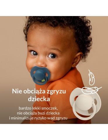 Lovi Smoczek silikonowy dynamiczny 6-18m Prime Baby blue/blue 2 szt.