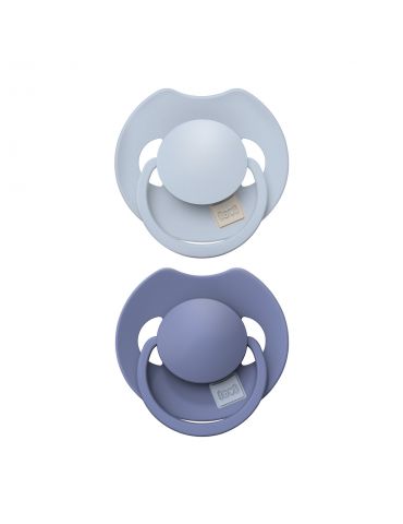 Lovi Smoczek silikonowy dynamiczny 18m+ Prime Baby blue/blue 2 szt.