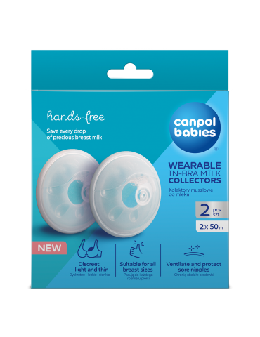 Canpol Babies Kolektory mleka - muszle laktacyjne 2 szt.