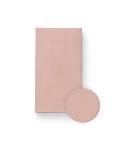 Bocioland Prześcieradło Jersey 120x60 jasny róż