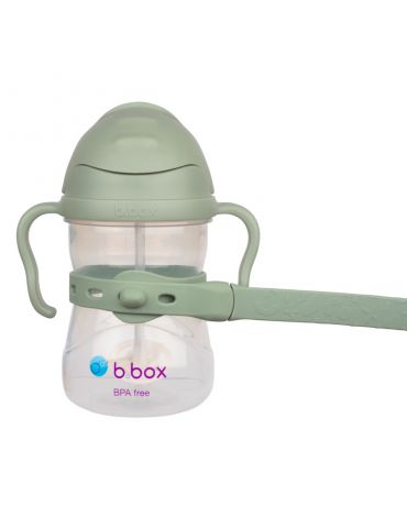 B.Box Smycz do bidonu ze słomką szałwiowa