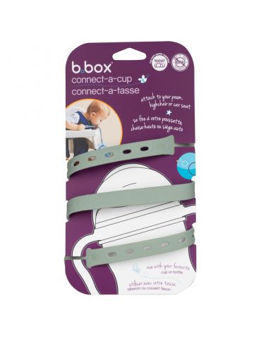 B.Box Smycz do bidonu ze słomką szałwiowa