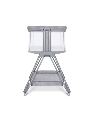 Lionelo Łóżeczko dostawne 2w1 Luna Grey Concrete