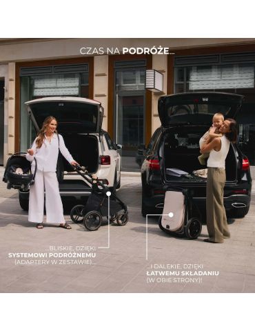 Kinderkraft Nea 2 Wózek głęboko-spacerowy Midnight black