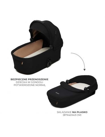 Kinderkraft Nea 2 Wózek głęboko-spacerowy Midnight black