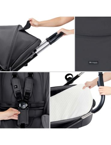 Kinderkraft Nea 2 Wózek głęboko-spacerowy Deep grey