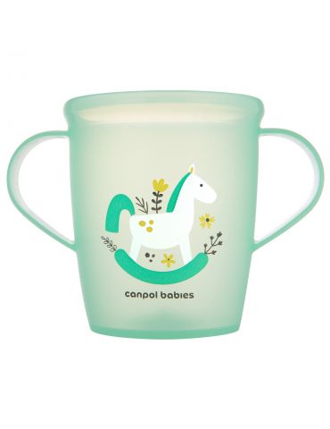 Canpol Babies Kubek z uchwytami Toys 250 ml zielony