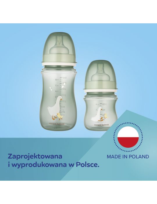 Canpol Babies Butelka antykolkowa EasyStart Goose 120ml
