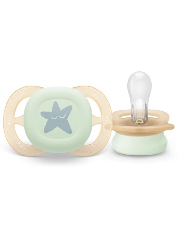 Avent Philips Smoczek uspokajający Ultra Start Night 0-2 girl