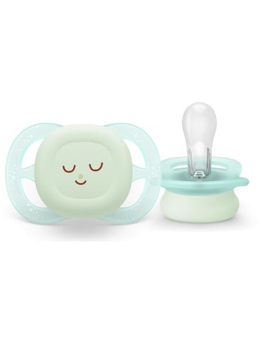 Avent Philips Smoczek uspokajający Ultra Start Night 0-2m boy