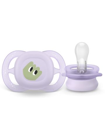 Avent Philips Smoczek uspokajający Ultra Start 0-2m girl