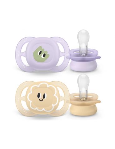 Avent Philips Smoczek uspokajający Ultra Start 0-2m girl
