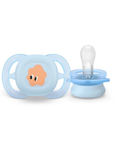 Avent Philips Smoczek uspokajający Ultra Start 0-2m boy