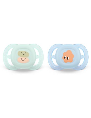 Avent Philips Smoczek uspokajający Ultra Start 0-2m boy