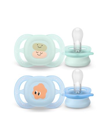Avent Philips Smoczek uspokajający Ultra Start 0-2m boy