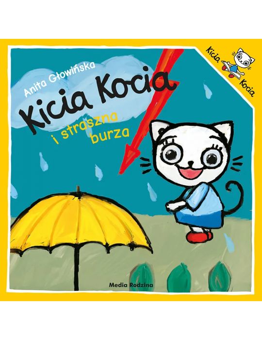 Książeczka Kicia Kocia Straszna burza A.Głowińska