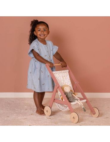 Little Dutch Drewniany wózek dla lalek