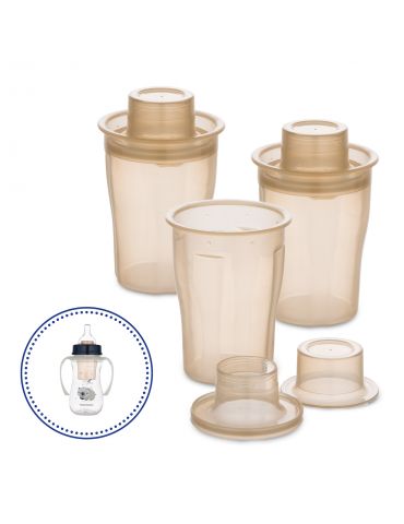 Canpol Babies Pojemniki na mleko w proszku do butelki 3 szt.