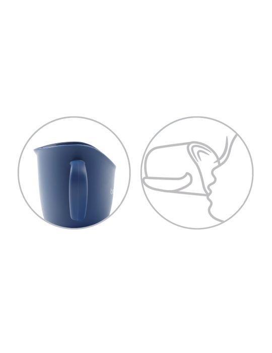 BabyOno Ergonomiczny kubek treningowy Flow brzoskwiniowy