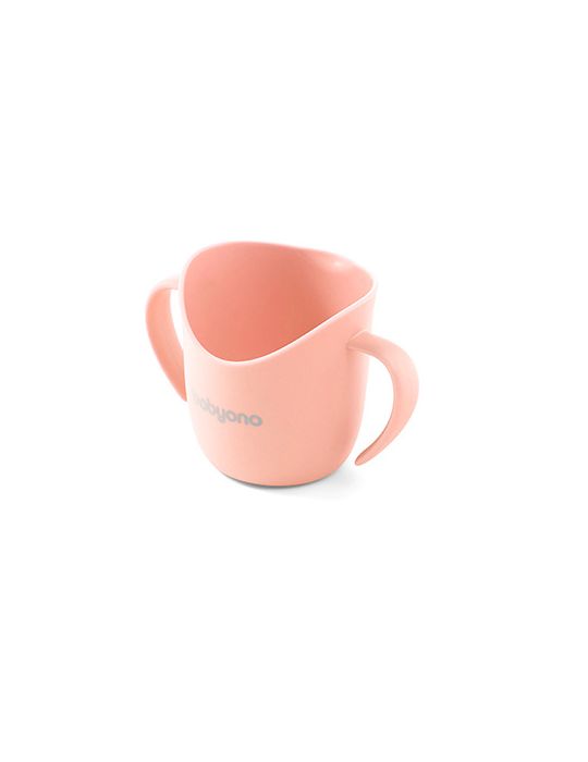 BabyOno Ergonomiczny kubek treningowy Flow brzoskwiniowy