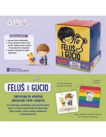 Gra Feluś i Gucio grają w Kolory Nasza Księgarnia Gra Feluś i Gucio grają w Kolory Nasza Księgarnia