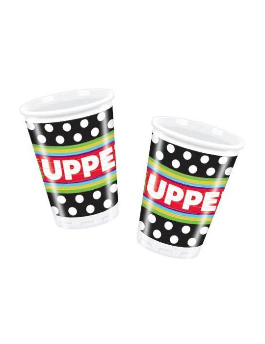 Kubeczki urodzinowe plastikowe Muppets 10 szt. 200 ml