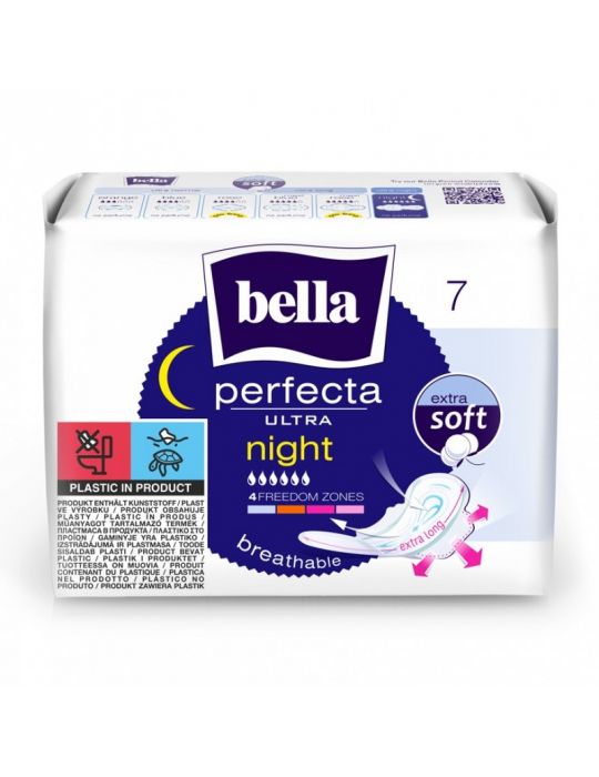 Bella Podpaski higieniczne Perfecta Ultra Night extra soft 7 szt.