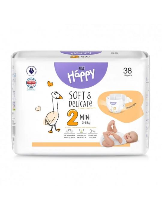 Bella Happy Pieluszki Rozmiar 2 mini 38 szt.