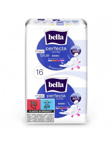 Bella Podpaski higieniczne Perfecta Ultra Maxi blue 16 szt.