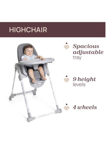 Chicco Krzesełko do karmienia Polly Armonia Carrara Chicco Krzesełko do karmienia Polly Armonia Carrara