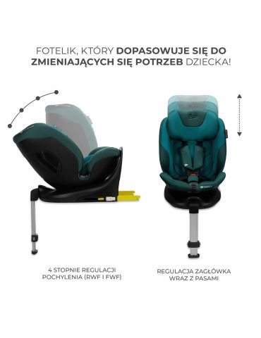 Kinderkraft I-Fix i-size Fotelik samochodowy 0-36 kg Harbor blue