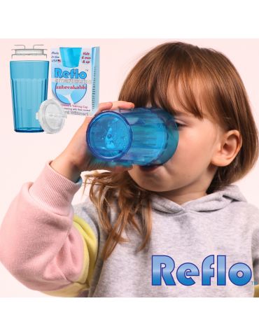 Reflo Kubek treningowy do nauki samodzielnego picia niebieski Reflo Kubek treningowy do nauki samodzielnego picia niebieski