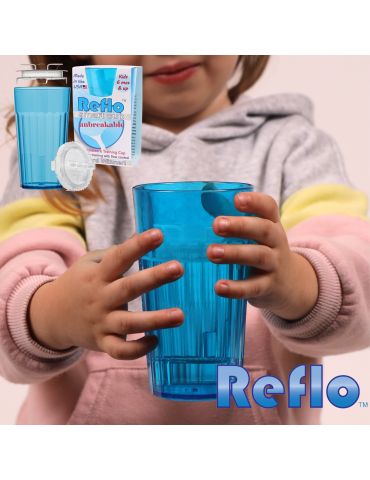 Reflo Kubek treningowy do nauki samodzielnego picia niebieski Reflo Kubek treningowy do nauki samodzielnego picia niebieski