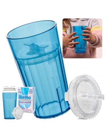 Reflo Kubek treningowy do nauki samodzielnego picia niebieski Reflo Kubek treningowy do nauki samodzielnego picia niebieski