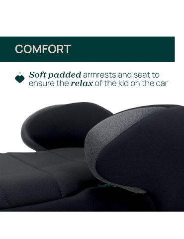 Chicco Quasar Fix i-size Fotelik samochodowy podwyższenie Obsidian Chicco Quasar Fix i-size Fotelik samochodowy podwyższenie Obsidian