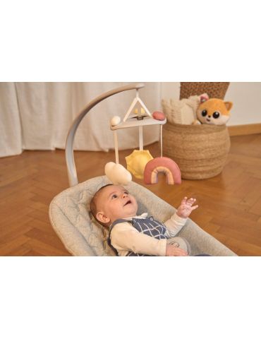 Chicco Leżaczek Zen Wave Wooden Grey