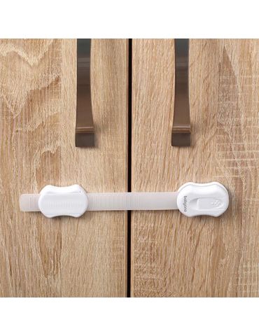 BabyOno Zabezpieczenie do mebli Blokada uniwersalna 4 szt.