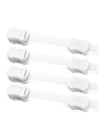 BabyOno Zabezpieczenie do mebli Blokada uniwersalna 4 szt.