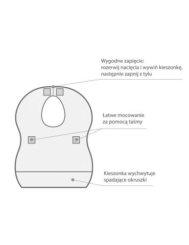 BabyOno Śliniaki jednorazowe 10 szt.