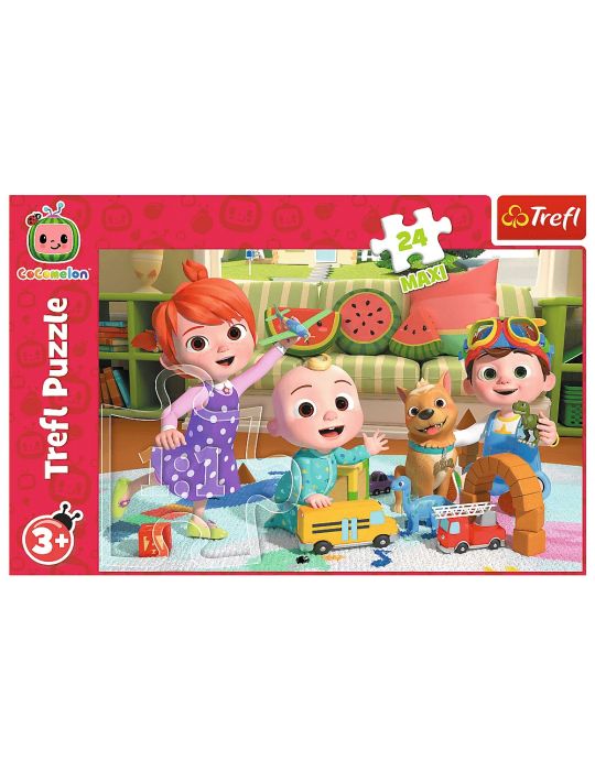 Trefl Puzzle Maxi Cocomelon, gotowi na przygodę 24 elementy