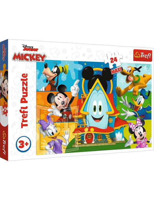 Trefl Puzzle Maxi Myszka Miki i przylaciele 24 elementy