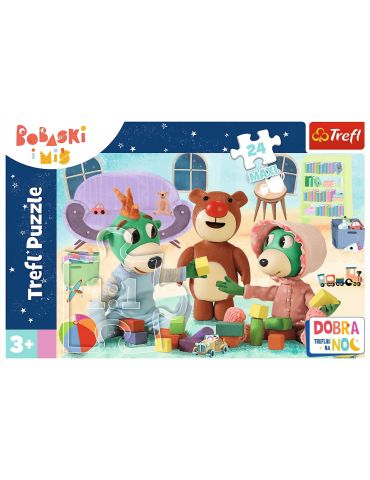Trefl Puzzle Maxi Zabawy Treflików przed snem Dobranoc 24 elementy