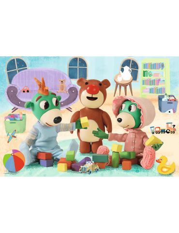 Trefl Puzzle Maxi Zabawy Treflików przed snem Dobranoc 24 elementy