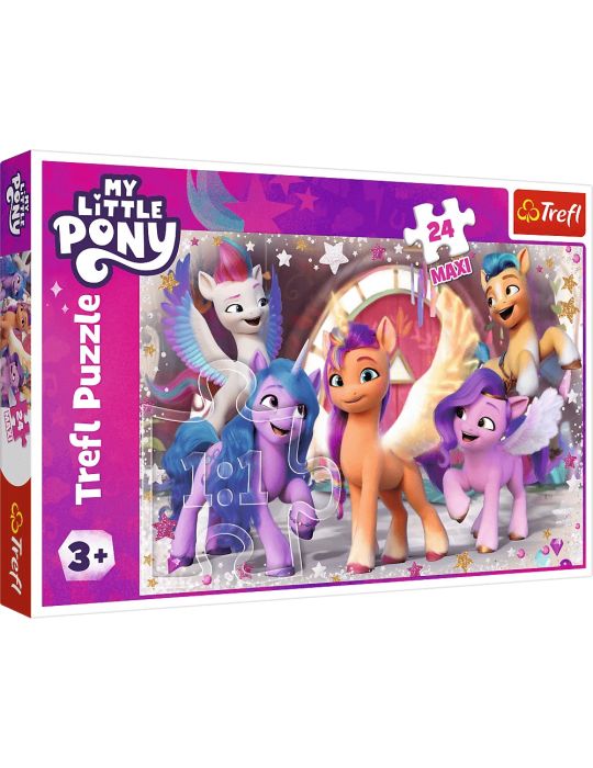 Trefl Puzzle Maxi Wesoły dzień kucyków My Little Pony 24 elementy