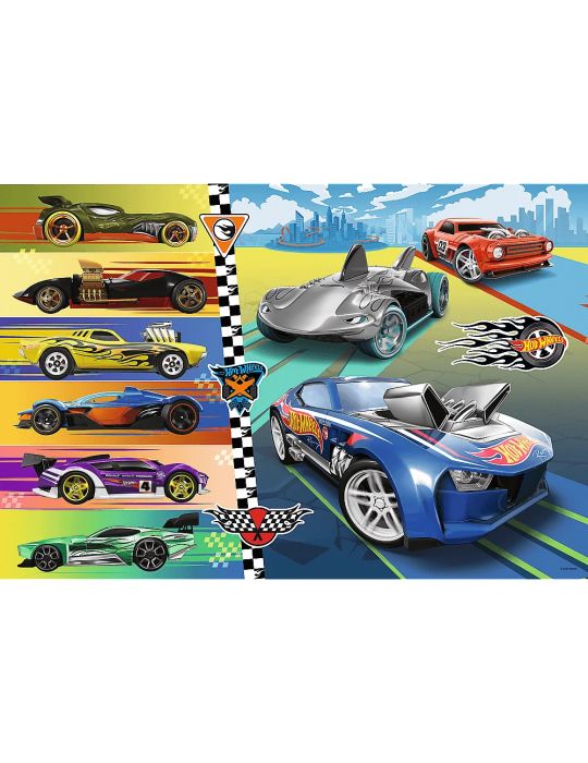 Trefl Puzzle Maxi Szybkie Hot Wheels 24 elementy